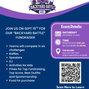 Back Yard Battle 2026 Flyer for Chrones Charity Event