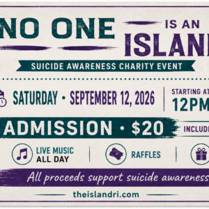 No On Is an Island Suicide Awareness Event