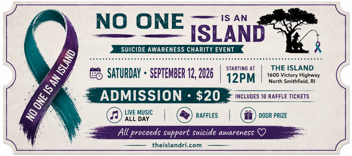 No On Is an Island Suicide Awareness Event