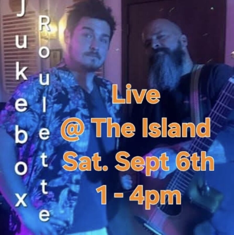Jukebox Roulette acoustic duo at the island