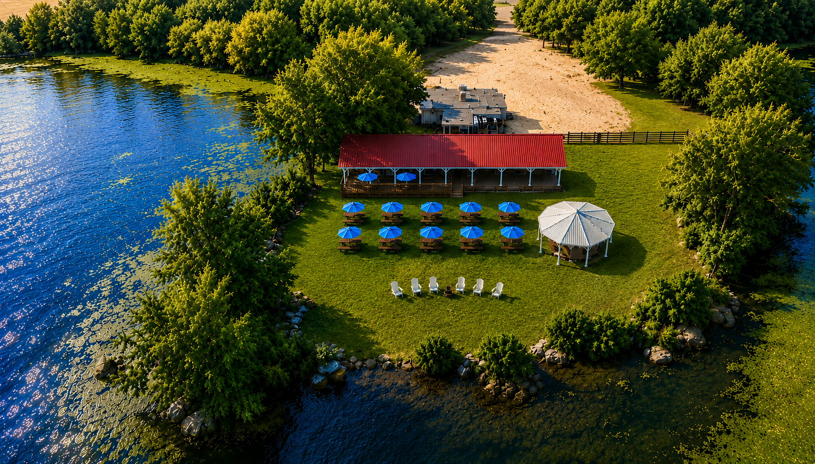 Island Drone View