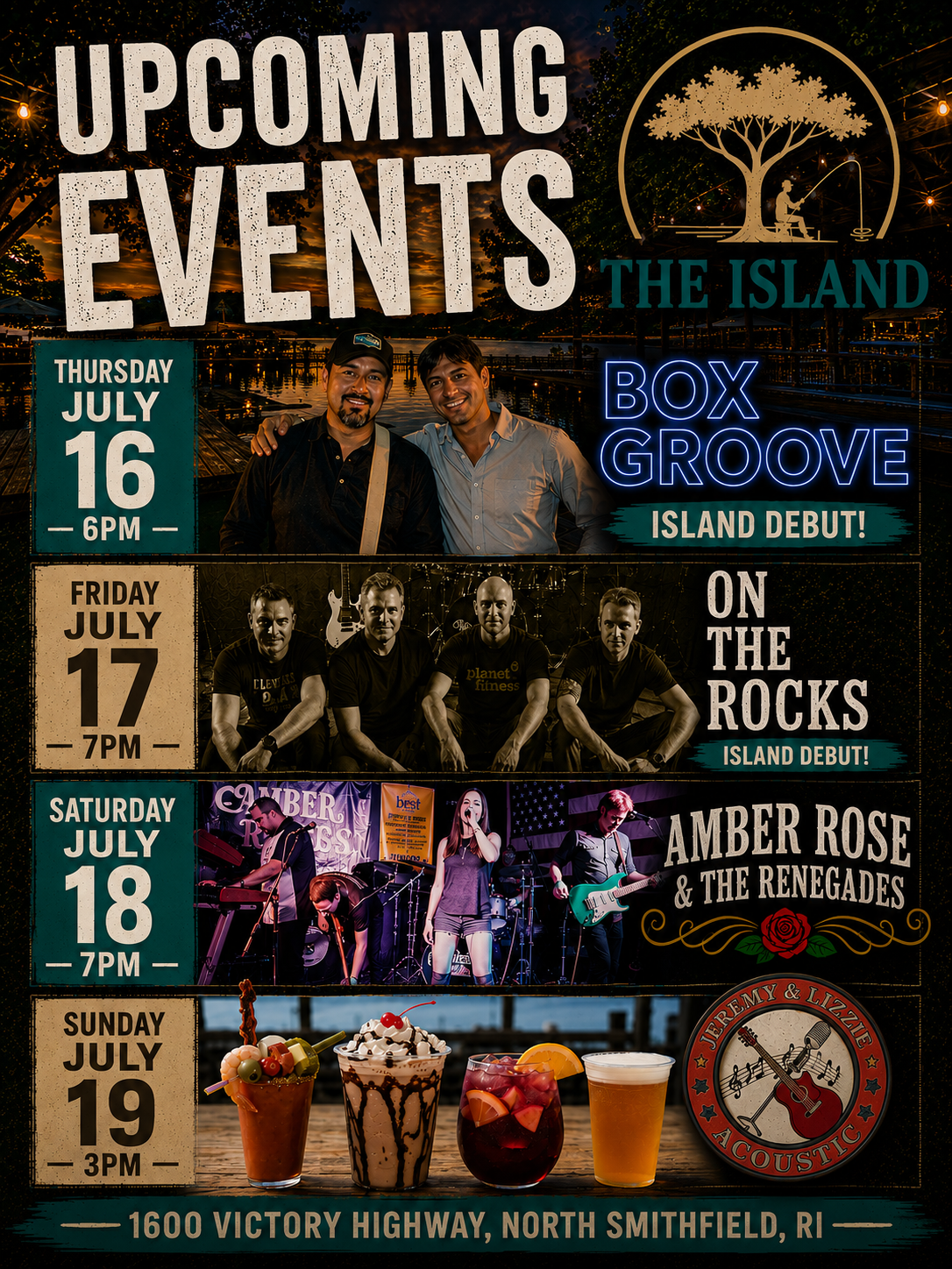 Island Bands July