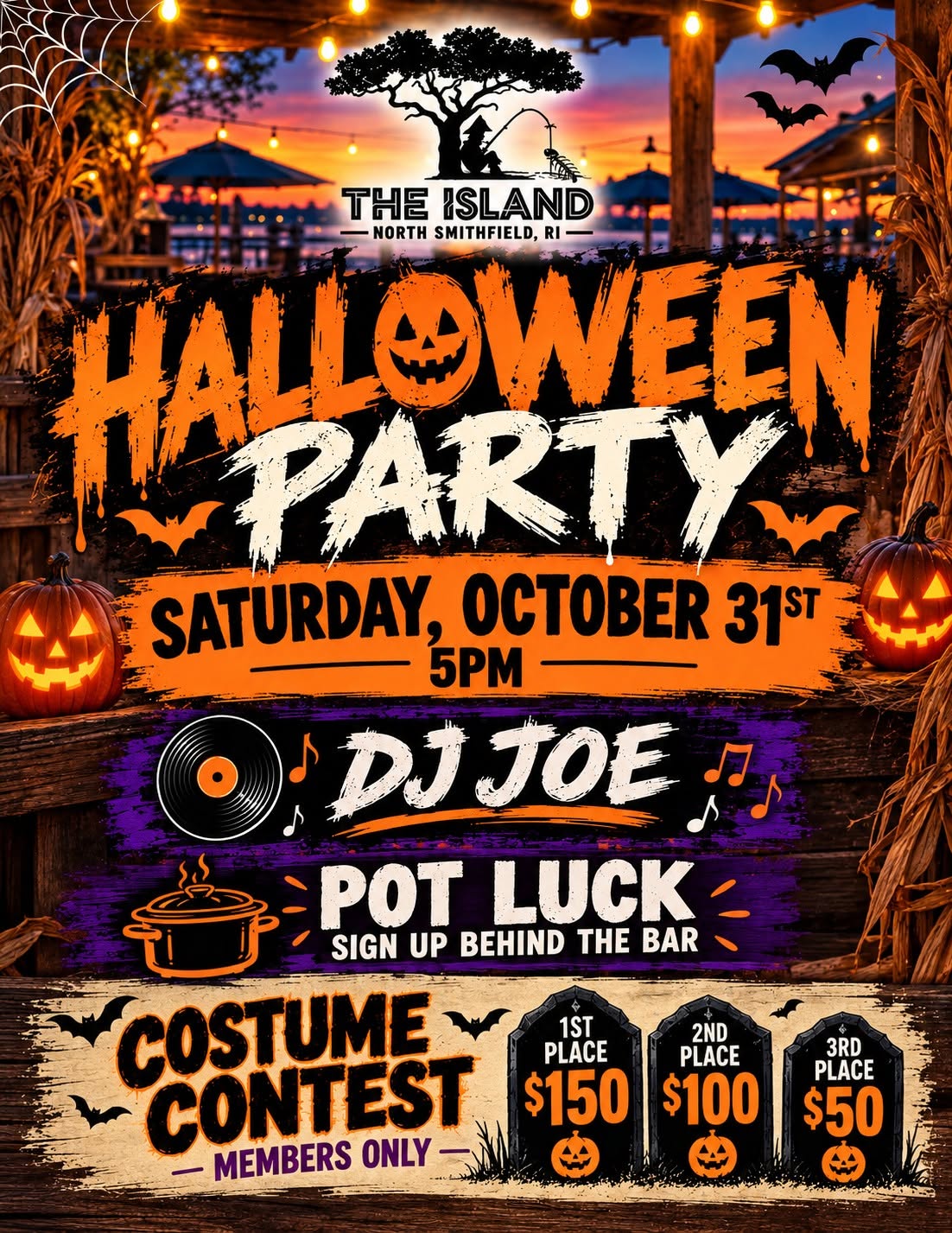 Halloween Costume Party At The Island